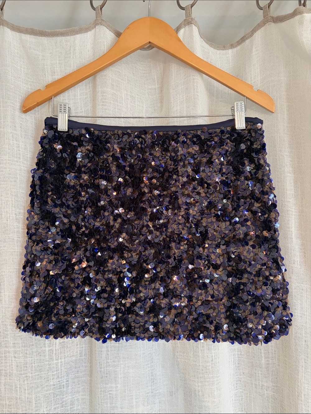 BNWT Zara Lined Sequin Mini Skirt